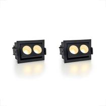 2 Mini Balizador Led Downlight Pontual Direcionável Bet95