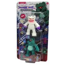 2 Mini Bonecos Elásticos Ernesh e Cyclops - Stretchapalz