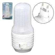 2 Mini Luminária Abajur de Tomada Led Tomada Bivolt