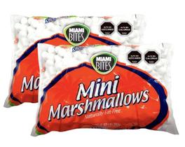 2 mini marshmallows eua miami bites 250g - sabores original