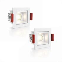 2 Mini Spot Dowlight Quadrado Led Embutir Micro 4000k Bet88