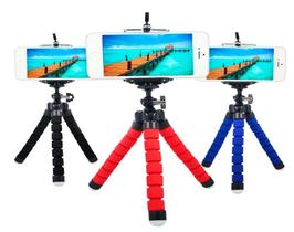 2 Mini Suporte Celular de Mesa Tripé Universal Articulável Flexível 2 Mini Suporte Celular de Mesa Tripé Universal Articulável Flexível