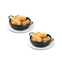 2 Mini Travessas Redondas 16cm 100% Melamina Gourmet Mix 2 Mini Travessas Redondas 16cm 100% Melamina Gourmet Mix