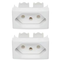 2 Módulo Tomada Branco Lunare 2p+t 250v 20a - Schneider