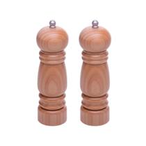2 Moedores Sal Grosso e Pimenta Moedor Manual Gourmet Bambu