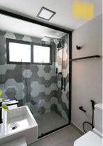 2 Moldes/formas 3d Abs 1,5mm Ladrilho Hexagonal 19cm