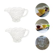 2 Molheiras de Cristal De Vidro Luxo Dublin 140ml