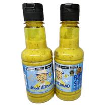 2 Molho de Mostarda Gourmet Chimichurri Jimmy Hermano Rom's Sauce Premium 200g