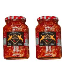2 Molho Vinagrete de Pimenta Dedo de Moça a Vinagrete 560g cada 2 Molho Vinagrete de Pimenta Dedo de Moça a Vinagrete 560g cada