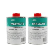 2 Molykote Pasta P37 Dupont 500g Kit 2 Unidade Lubrificante De Alta Pressão Para Reduzir Desgaste Protege Contra Corrosão E Fadiga Metálica