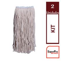 2 Mop Esfregão Algodão Ponta Cortada 300g SuperPro Bettanin