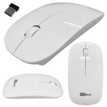 2 Mouse Sem Fio Wireless Usb Optico a Pilha Branco Mb