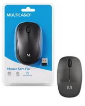 2 Mouses Sem Fio Ms200 Usb 1200dpi Multilaser Preto
