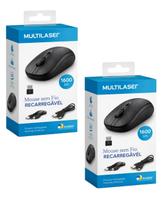 2 Mouses Sem Fio USB Multilaser MS2500 2 Mouses Sem Fio USB Multilaser MS2500