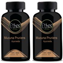 2 Mucuna.Pruriens 500mg 240 Cápsulas - Ethos Nutrition