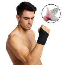 2 Munhequeiras Tensor Protetor De Punhos Mão Pulso Original
