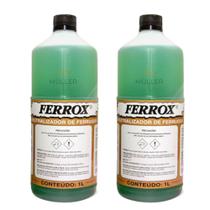 2 Neutralizador Remove Ferrugem Ferrox 1 Litro - Reprotecnica