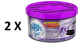 2 New Fresh Gel Sency Lavanda 60g Luxcar 2 New Fresh Gel Sency Lavanda 60g Luxcar