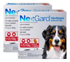 2 Nexgard Para Cães De 25 A 50 Kg 2 Cp Antipulgase Carrapato
