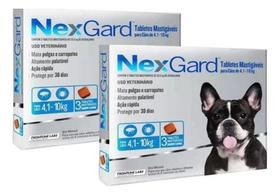 2 Nexgard Para Cães De 4,1 Á 10 Kg 6 Cp Antipulgas Kit 2 Nexgard Para Cães De 4,1 Á 10 Kg 6 Cp Antipulgas Kit