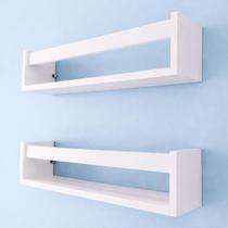 2 Nichos Suporte Livros Prateleiras Parede Estante Quarto Infantil Escritório 2un 30cm 2 Nichos Suporte Livros Prateleiras Parede Estante Quarto Infantil Escritório 2un 30cm