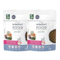 2 Nutrafases Food Ração Macia P/ Cães Grain Free Sabor Cordeiro 2,5kg