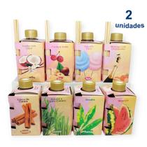 2 Odorizador Ambiente Luz Aromas Difusor Vareta Aromatizador Casa Lar 280ml Aromatizante - Envio Já