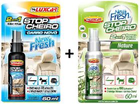 2 Odorizante Spray Stop Cheiro Carro Novo+ Nature