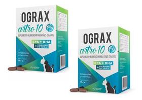 2 Ograx Artro 10 Suplemento Cães/gatos 30 Cp Epa + Dha + Col
