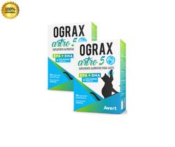 2 Ograx Artro 5 Suplemento Alimentar para Gatos e Cão até 5kg - AVERT