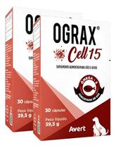2 Ograx Cell 15 Suplemento Alimentar 30 Cap Omega 3 Avert