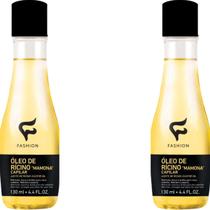 2 Óleo Capilar Fashion Cosméticos Rícino "Mamona" Frasco 130ml