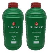 2 Oleos Singer 1 Litro Para Maquinas De Costura Industrial 2 Oleos Singer 1 Litro Para Maquinas De Costura Industrial