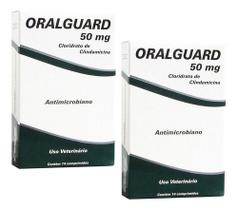 2 Oralguard 50mg - Antimicrobiano - Cepav - 14 Comprimidos