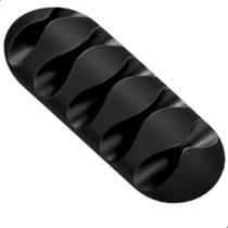 2 Organizador De Fios Adesivo Silicone Encaixe 5 Cabos Escritório Pc 2 Organizador De Fios Adesivo Silicone Encaixe 5 Cabos Escritório Pc