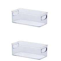 2 Organizador Diamond 23x 11x 9cm - Cristal 2 Organizador Diamond 23x 11x 9cm - Cristal
