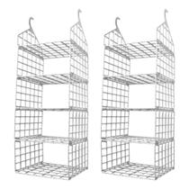 2 Organizador Suspenso MultiCamadas para Guarda Roupa Closet - Arqplast