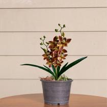 2 Orquídeas Artificiais 60x40 para Decoração Moderna em Festas, Eventos e Casamentos - DE2123