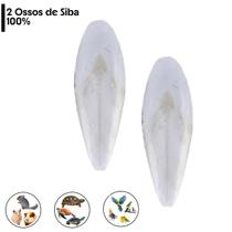 2 Ossos de Siba 10g á 25g Osso Choco Sépia Passaros, Roedores e Tartarugas