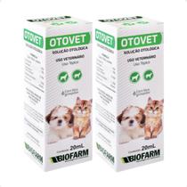 2 Otovet 20Ml Biofarm Solução Otológica