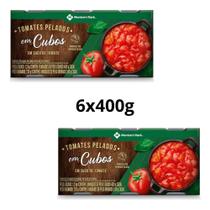 2 pack tomate pelado em cubos members mark 3 latas 400g cada importado qualidade italiana