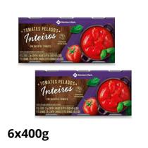 2 pack tomate pelado inteiro members mark 3 latas 400g cada importado qualidade italiana