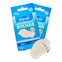 2 Packs Curativo Cicatrizante Hidrocoloide Tenys Pé Baruel Para Bolhas nos Calcanhares - 12 Un 2 Packs Curativo Cicatrizante Hidrocoloide Tenys Pé Baruel Para Bolhas nos Calcanhares - 12 Un