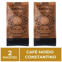 2 Pacotes de 250g, Café Moído, Constantino