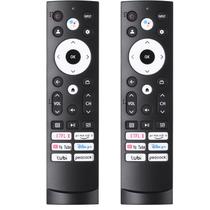2 pacotes de controle remoto de substituição para Hisense Google Smart TV
