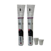 2 Pacotes de Copo de 110ml Liso Branco Copaza com 100 unidades Indicado para bebidas quentes