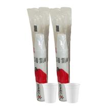 2 Pacotes de Copo de 200ml Branco ABNT2012 Copaza com 100 unidades