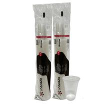 2 Pacotes de Copo de 300ml Liso Translúcido ABNT 2002 Copaza com 100 unidades