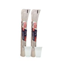 2 Pacotes de Copo de 300ml Transparente PP Ultra Copos Replast com 100 unidades