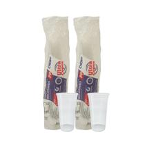 2 Pacotes de Copo de 330ml Liso Transparente PP Ultra Copos Replast com 50 unidades 2 Pacotes de Copo de 330ml Liso Transparente PP Ultra Copos Replast com 50 unidades